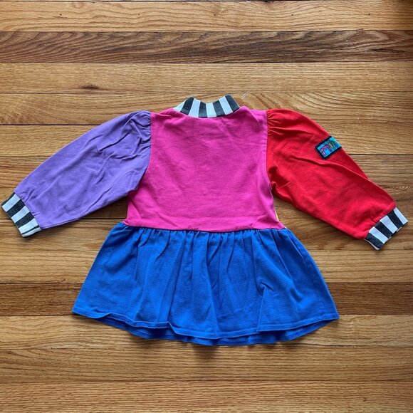 VINTAGE 90s Disney Color Block Shirt Size 3T - Picture 12 of 16